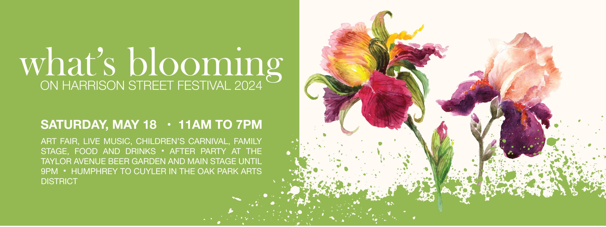 What's Blooming on Harrison Street Festival 2024