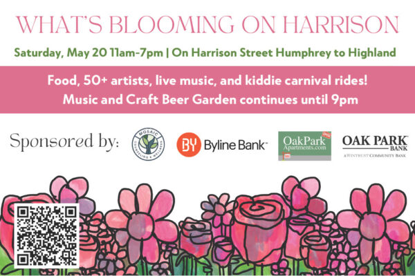 What’s Blooming on Harrison is May 20th
