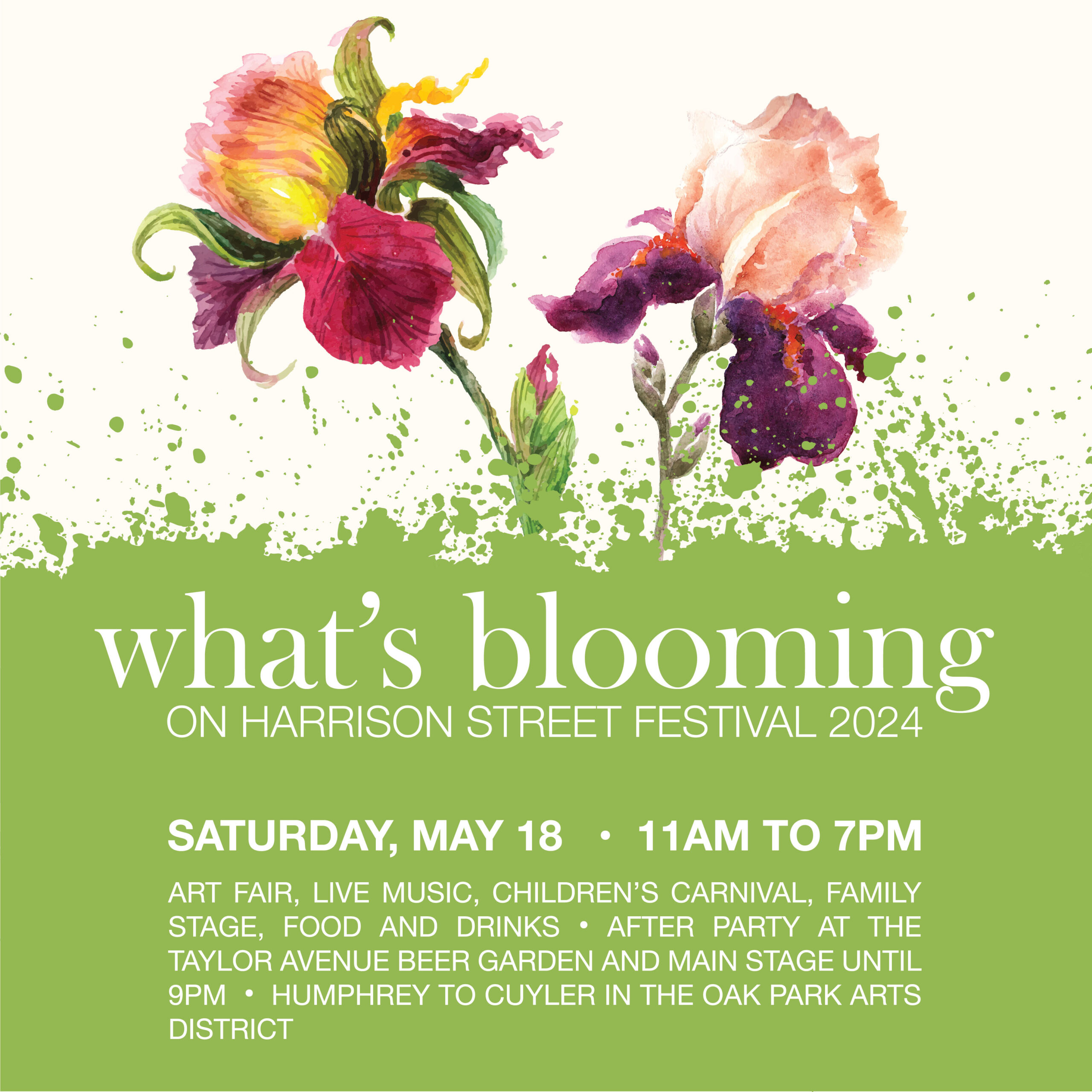 What's Blooming on Harrison Street Festival 2024